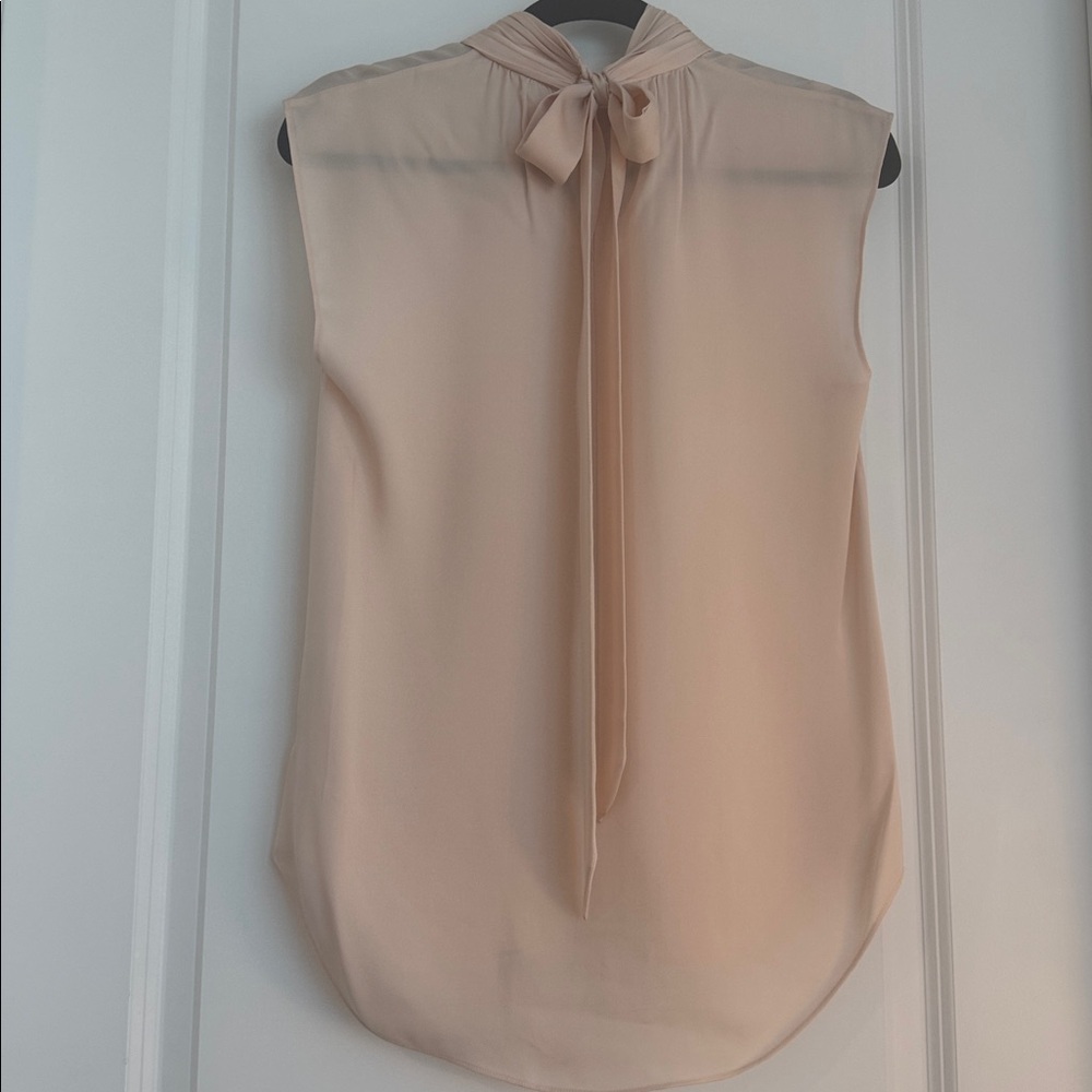 NWOT Veronica Beard Tristen Blouse in Blush (6) - Picture 3 of 5